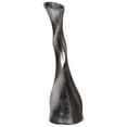 thumbnail image 4 of Aluminium-Casted Decorative Twisted Shape Flower Vase, Black Nickel 13.25 Inch, 4 of 5