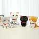 thumbnail image 2 of Cartoon Cat Plush Doll Cute Stuffed Kitten Rag Toy Elastic Soft Sofa Cushion Bedside Gift For Kids Girls 24cm, 2 of 5