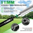 thumbnail image 3 of BOHEN 9x5FT Portable Soccer Goal for Kids Backyard with Carry Bag - Easy Folding Lightweight Fun for Outdoor Indoor Training Games for Teen Youth Adult (Green, 9x5FT, 1 Pack), 3 of 8