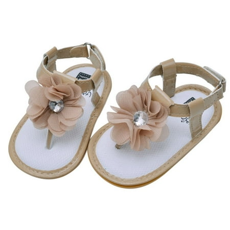 Little Girls Gladiator Pink Sandals with Flower and Back Straps Girls Strappy Sandals For Casual or Dress Open Toe Summer Sandals Infant Toddler Kids Shoes for Children