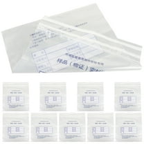 PENIKOKO 10Pcs Self Adhesive Evidence Bags for Bank Deposits 18.9x17.7x0.04in