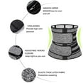 thumbnail image 3 of Lilvigor Polymer Sweat Waist Trainer Waist Trimmer Belts for Women Slimming Body Shaper Sauna Exercise Shapewear Double Wrap Belt, 3 of 6