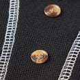thumbnail image 6 of T-shirts for Men Short Sleeved V-neck Pocket Summer Casual Solid Color Shirt Black XXL, 6 of 6