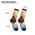 thumbnail image 2 of Uemuo Cloud Guinea Pig Printed Kids Boys Socks Seamless Crew Socks Crazy Funny Athletic Sport Socks for Children, 2 of 6