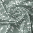 thumbnail image 5 of Ambesonne Vintage Floral Valance Pack of 2, Tulip Twigs Buds, 42"X18", Pale Sage Green White, 5 of 5