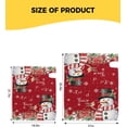 thumbnail image 6 of Christmas Magnetic Mailbox Covers Standard Size 18x21 Inch, Red Snowman Let it Snow Mailbox Wraps Mailbox Post Cover Seasonal Winter Holiday Mailbox Decor for Outside Garden Yard, 6 of 6