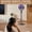 Purple, variant on USB-Rechargeable Oscillating Quiet Floor Fan with Remote Control, Portable Standing Fan for Home and Office, Energy-Efficient Cooling with Adjustable Angle