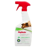 Rug Doctor Platinum Urine Eliminator Spray, Permanently Removes New and Old Pet Stains, Neutralizes Odors with Sparkling Breeze Scent, 24 oz.