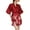 Burgundy, variant on Women's Satin Robe Sexy Pajamas Summer Bridesmaid Pjs Luxury Soft Bride House Spring Valentines Day Pink Medium