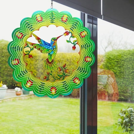 

Naittoop Clearance 2024! Owl Peacock Metal Wind Rotators Suspension Decoration Suitable For Decorating Outdoor Courtyards And Window Edges