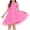 Purple, variant on Zpanxa Girl Dress Girl's Cute A-line Dress Striped Print Stretch Short Sleeve Round Neck Pocket Dresses Purple 4 Years