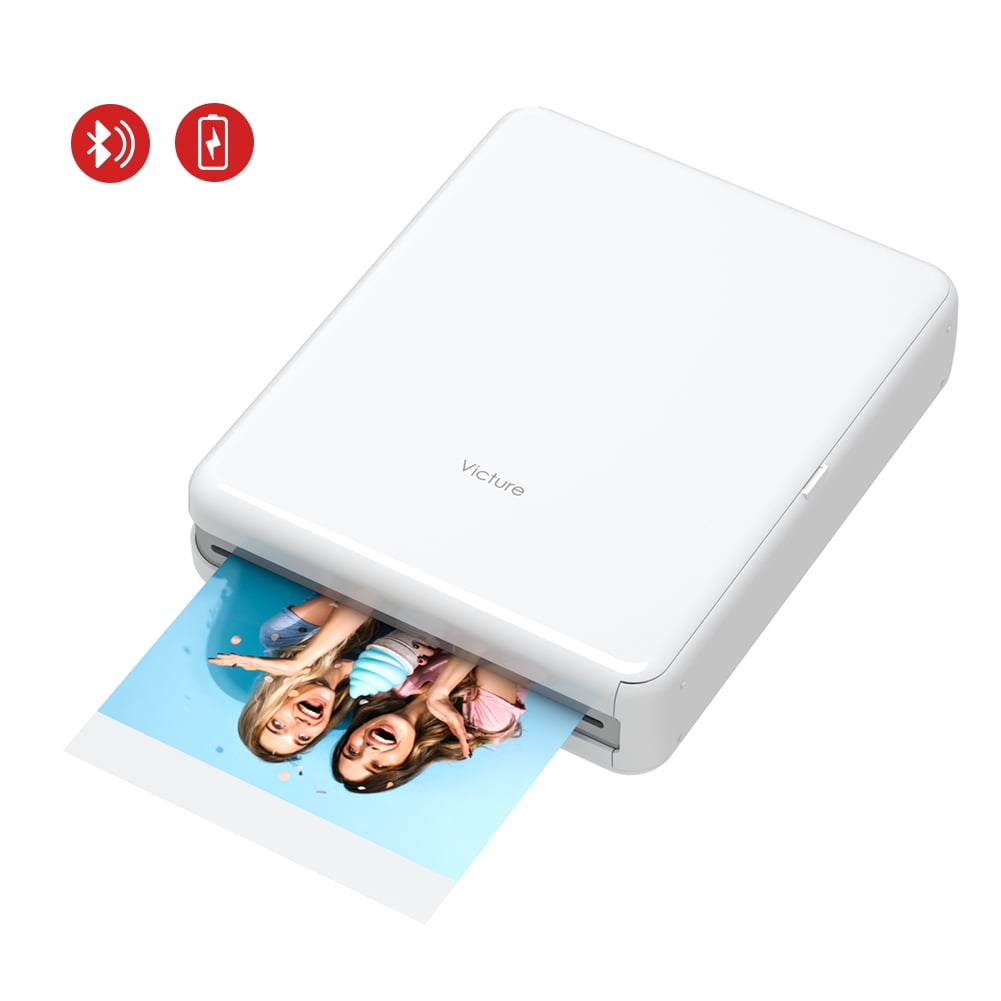 Victure 3x3 Portable Photo Printer, Bluetooth Connection, Rechargeable,Android/iOS/Tablet Devices Compatible, Wireless, Pass Technology,Gift for Father's Day - Walmart.com