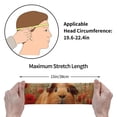 thumbnail image 4 of Lsque Rose Cute Guinea Pig Pattern Sweatbands Sports Headband for Men & Women - Moisture Wicking Athletic Cotton Terry Cloth Sweatband for Tennis, Basketball, Running, 4 of 9