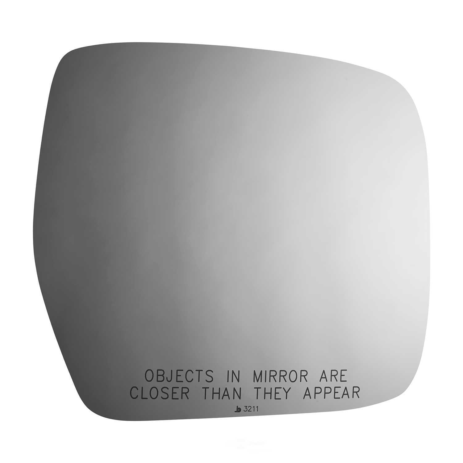 Burco Side View Mirror Replacement Glass - Clear Glass - 3211