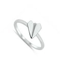 thumbnail image 4 of Cute Paper Airplane Student Origami Ring .925 Sterling Silver Band Jewelry Female Male Unisex Size 5, 4 of 4
