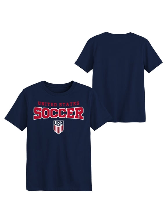 United States Men's National Team USMNT USA Youth Navy Arch-Over Logo Tee