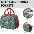 thumbnail image 6 of Womens Green Christmas Tree Pattern Lunch Box for Work,Insulated Lunch Bag for Women,Loncheras Para Mujer,Leakproof Adult Lunch Bag for Work,Beach,Travel,Picnic,Camping, 6 of 7