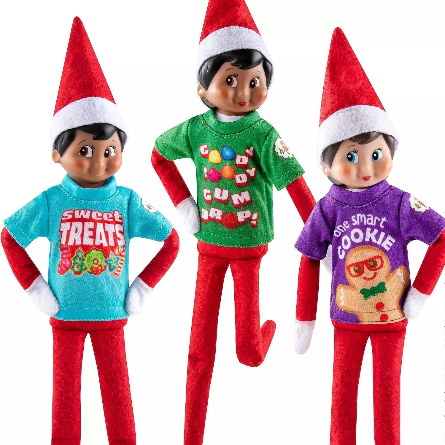 The Elf on the Shelf Claus Couture T-Shirt Set: 6 T-Shirts for Scout Elves (Scout Elf not included)