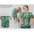 thumbnail image 6 of oneOone Cotton Cambric Green Fabric Tool Craft Projects Decor Fabric Printed By The Yard 56 Inch Wide, 6 of 6