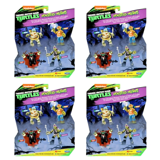 IZUMONSTER TMNT MUTANT NINJA TURTLES セット TMNT Action Figures for Preschool Classroom Imaginative Play