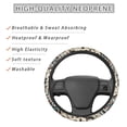 thumbnail image 2 of Renewold American Tribal Cow Print Retro Car Steering Wheel Cover Universal Anti-Slip Washable Easy to Install Universal 15 Inches Car Accessories, 2 of 6