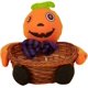 thumbnail image 1 of Halloween Candy Storage Basket Rattan Basket Pumpkin Ghost Candy Basket Halloween Decoration Candy Bowl Dish Halloween Sugar Container, 1 of 4