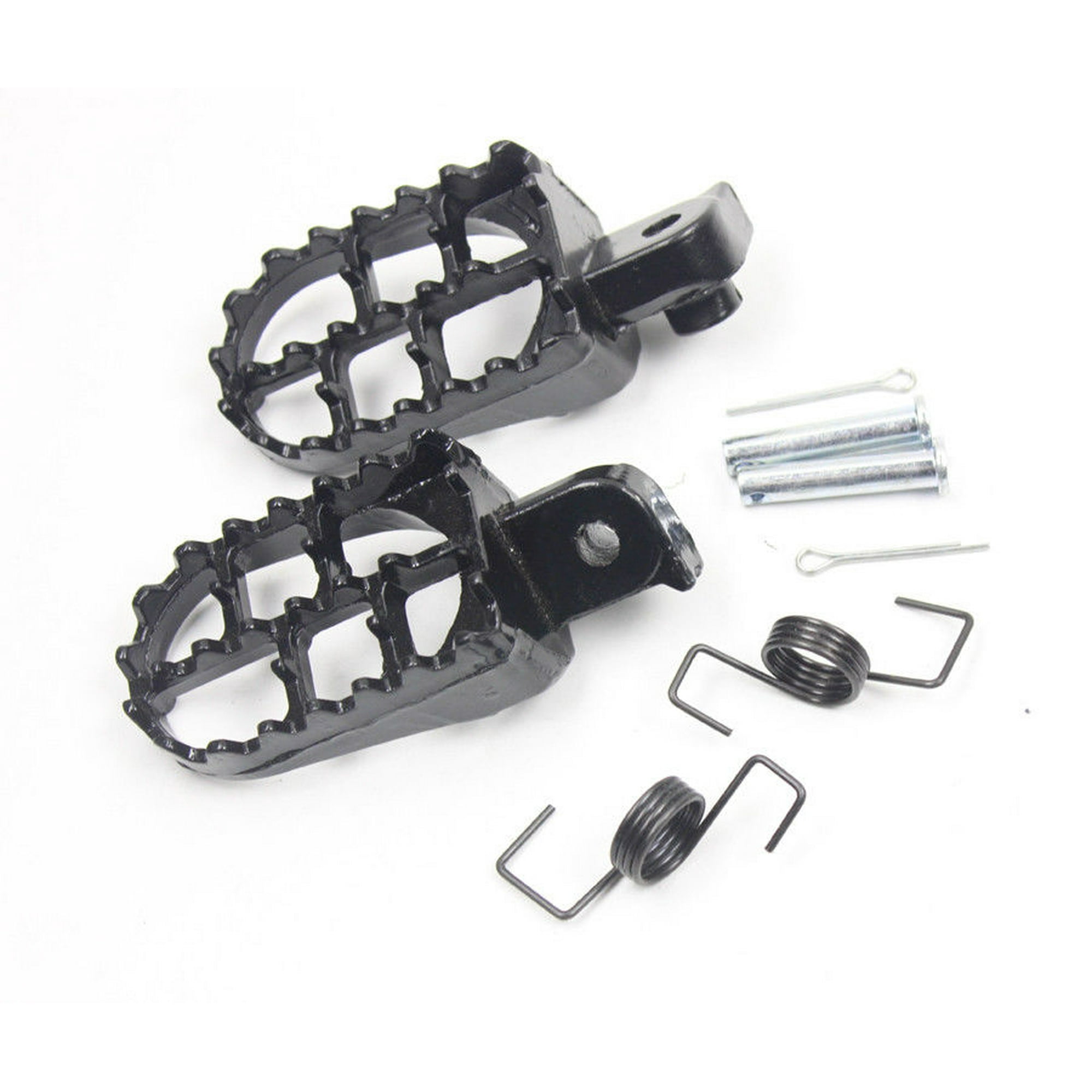 Foot Pegs Pedals for Yamaha TW200 PW50 PW80 Pit Dirt Bike SSR SDG Footrests black Walmart