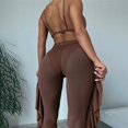 thumbnail image 2 of Bathing Suit 3Pcs/Set Swim Pool Matching Padded Charming Bra Briefs Swimwear Set with Long Pants, 2 of 5
