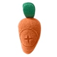 thumbnail image 1 of Soft Plush Carrot Toy with Squeaker, 5 Inch Long, Stimulates Curiosity and Play for Dogs and Cats, 1 of 7
