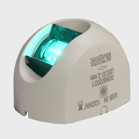 Aqua Signal Boat LED Navigation Light | Series 34 12/24V STBD