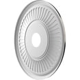 thumbnail image 4 of Ekena Millwork 19"OD x 3 1/2"ID x 1"P Berkshire Thermoformed PVC Ceiling Medallion (Fits Canopies up to 8 3/8"), Textured Metallic Galaxy, 4 of 5