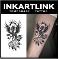 thumbnail image 1 of shiyou-Tattoo Tech, 2 Sheets Extra-Large Semi Permanent Tattoo, Adult Art Design Temporary Tattoos, Lasts 1-2 Weeks, Waterproof, Realistic Look, No Adhesive, No Reflection (Phoenix Design), 1 of 4