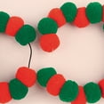 thumbnail image 3 of Collar de invierno con forro de felpa para perros, cálido y suave para perros pequeños, medianos, gatos, cachorros, gatitos, ropa linda (rojo y verde), 3 of 5