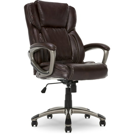 UPC: 0887909212723 | Serta Bonded Leather Executive Chair Biscuit Brown (CHR200090) 43520OSS