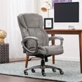 thumbnail image 2 of Serta Chaise de Bureau Exécutive Pivotante at Home Works, Gris, 2 of 11