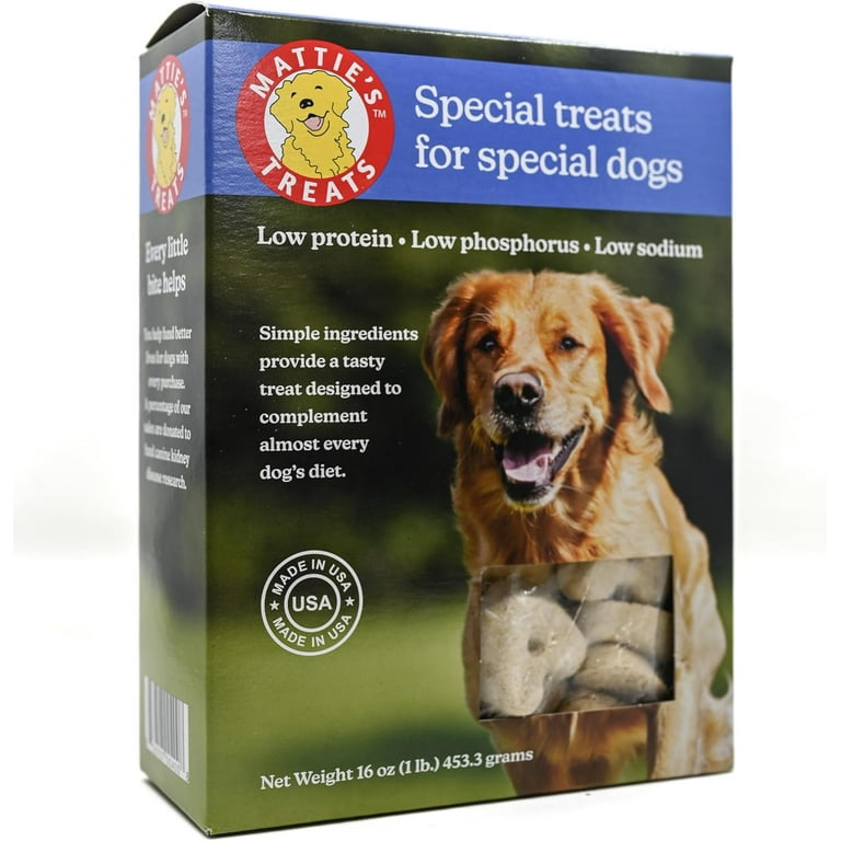 Mattie s Treats 1 Pound Box Low Protein Low Phosphorus Low