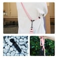 thumbnail image 4 of Camera Anti Loss Rope, Adjustable Length Nylon Aluminum Alloy Camera Neck Shoulder Strap Pink with 1/4 Screw Buckle for X4, 4 of 7