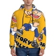 thumbnail image 2 of Lsque Sml Jeffy Pattern Casual Men's Hoodie,Hooded Sweatshirt with Kangaroo Pocket,Pullover Hoodie-X-Large, 2 of 8