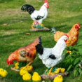 thumbnail image 4 of Estatuas de animales de gallina de granja, figuras de utilería navideña, 4 of 8