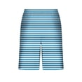 thumbnail image 4 of Aobny Striped Men Shorts Beach Board Pants Big & Tall Casual Mid Rise Baggy Spring Clothes,Light Blue,L, 4 of 6