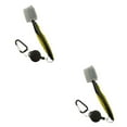 thumbnail image 1 of relayinert Golf Club Brush Ergonomic Double-sided Ball Brushes Cleaning Tool Accessories Yellow with Lid 2Set, 1 of 6