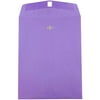 JAM 9 x 12 Colored Envelopes with Clasp Closure, Violet Purple Recycled, 25/Pack