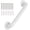White, variant on SupreGear 12" Anti-Slip Grab Bar, Yellow Stainless Steel Heavy Duty Wall Mounted Support Rail for Bathtubs and Showers