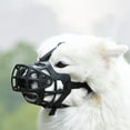 thumbnail image 3 of GHSDFBB Dog Muzzle, Breathable Adjustable Drinkable Humane Dog Basket Muzzle, Anti-Biting Barking & Chewing for Small, Medium, Large and X-Large Dogs, 5 Size(L), 3 of 7