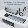 thumbnail image 2 of Carcasa para SSD M2 NVMe , Adaptador SSD M.2 A USB Tipo C, Carcasa Externa USB 3.1 de 10 Gbps, Compatible con M y B., 2 of 5
