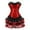 Red, variant on Christmas for Women Elegant Gown Dress For With Corset Lace Up Back And Layered Skirt For Themed Party Events And Stage Performances Christmas Dress