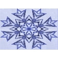 thumbnail image 1 of Ahgly Company Machine Washable Indoor Rectangle Transitional Heavenly Blue Area Rugs, 5' x 7', 1 of 7