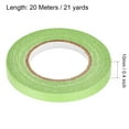 thumbnail image 2 of Uxcell 3Pcs 10mm 0.4 inch Wide 20m 21 Yards Masking Tape Painters Tape Rolls Light Green, 2 of 5