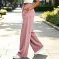 thumbnail image 4 of Mifsaly Womens Comfy Straight Leg Lounge Pants High Waisted Drawstring Athletic Sweatpants with Pockets Cozy Activewear for Fall Winter, 4 of 6