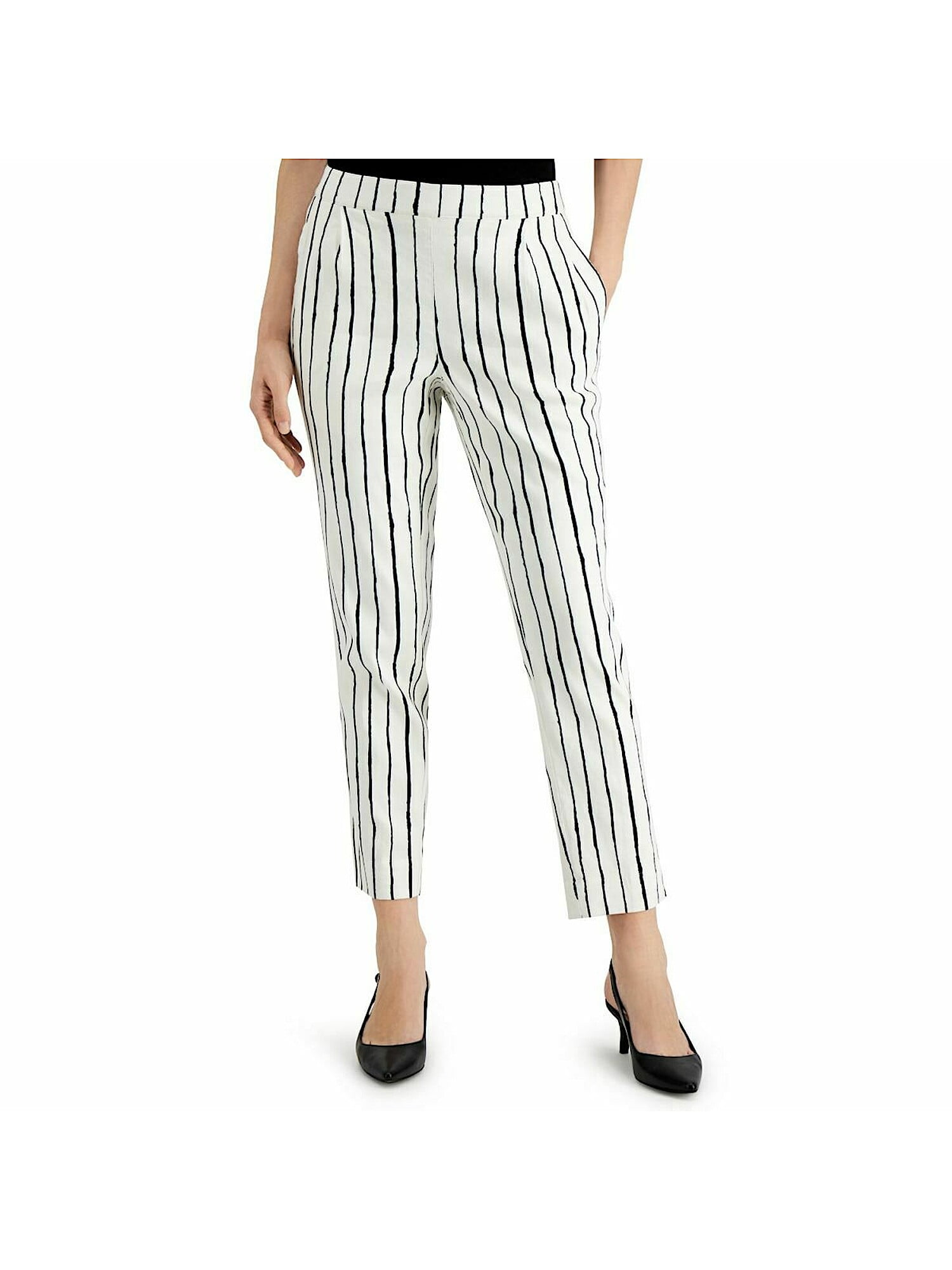 striped capri pants